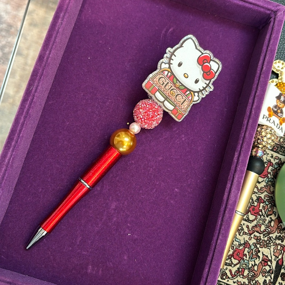 Red Decorative Ballpoint Pen